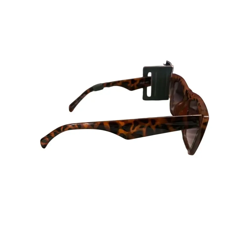 New Unisex Wild Fable 😎 Sunglasses Brown Black Animal 🐆Print